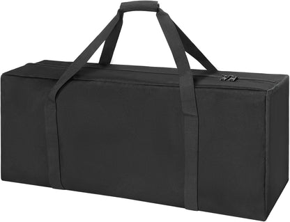 36-Inch Large Travel Duffle Bag, 100L Heavy Duty Luggage, Black