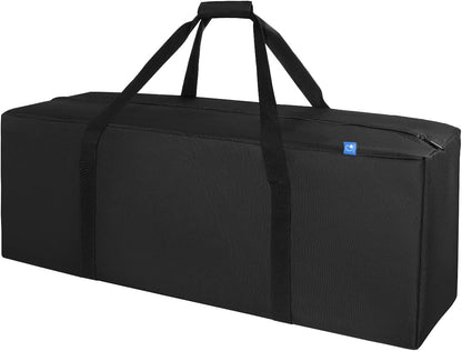 36-Inch Large Travel Duffle Bag, 100L Heavy Duty Luggage, Black