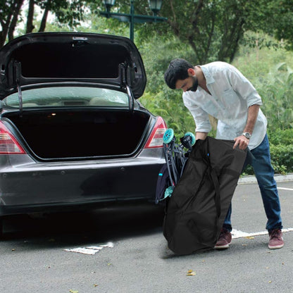 36-Inch Large Travel Duffle Bag, 100L Heavy Duty Luggage, Black