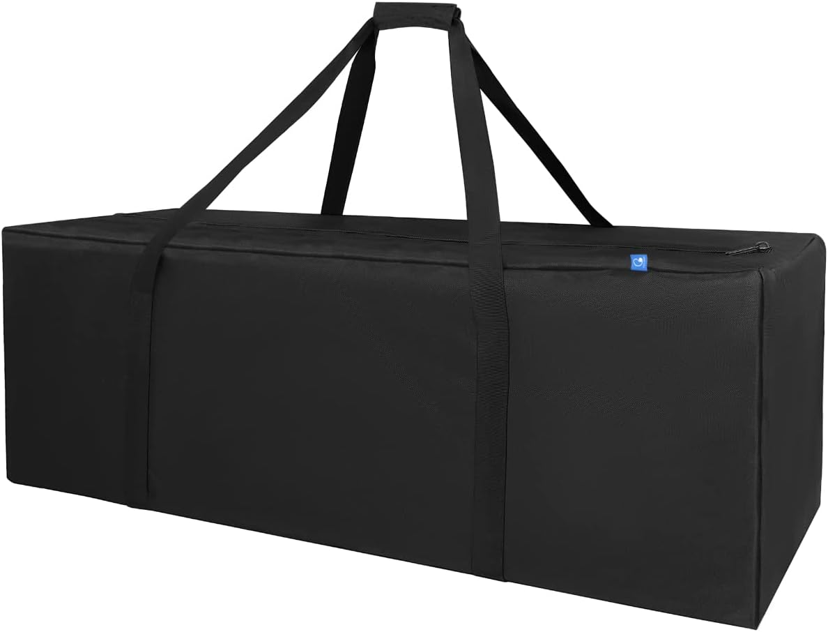 36-Inch Large Travel Duffle Bag, 100L Heavy Duty Luggage, Black