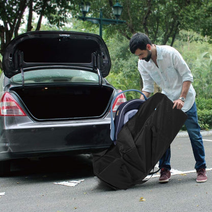 36-Inch Large Travel Duffle Bag, 100L Heavy Duty Luggage, Black