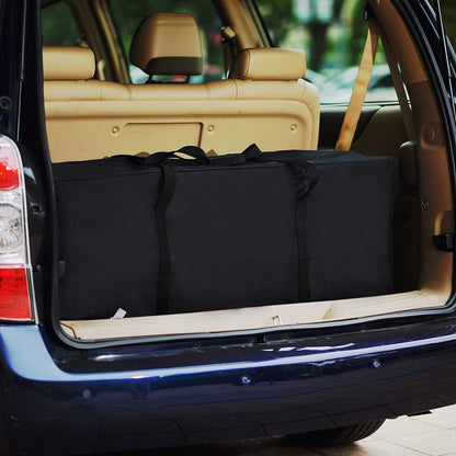 36-Inch Large Travel Duffle Bag, 100L Heavy Duty Luggage, Black