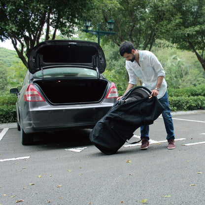 36-Inch Large Travel Duffle Bag, 100L Heavy Duty Luggage, Black