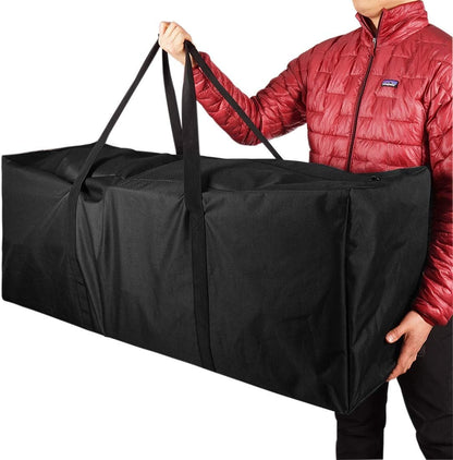 36-Inch Large Travel Duffle Bag, 100L Heavy Duty Luggage, Black