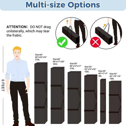 36-Inch Large Travel Duffle Bag, 100L Heavy Duty Luggage, Black