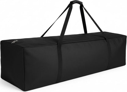 36-Inch Large Travel Duffle Bag, 100L Heavy Duty Luggage, Black