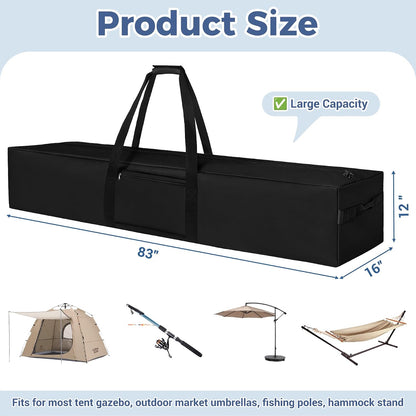 36-Inch Large Travel Duffle Bag, 100L Heavy Duty Luggage, Black