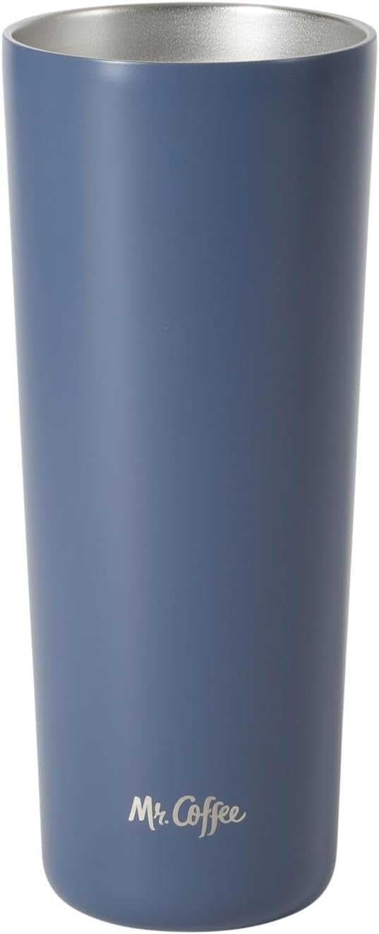 Java Quest 16 oz Double Wall Stainless Steel Tumbler with Lid & Reusable Straw, Insulated Thermal Drink Cup for Hot & Cold Beverages, Teal