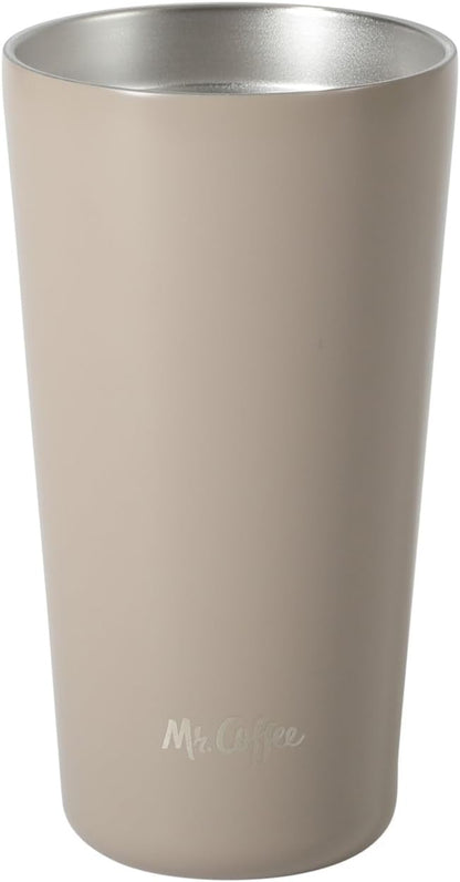 Java Quest 16 oz Double Wall Stainless Steel Tumbler with Lid & Reusable Straw, Insulated Thermal Drink Cup for Hot & Cold Beverages, Teal