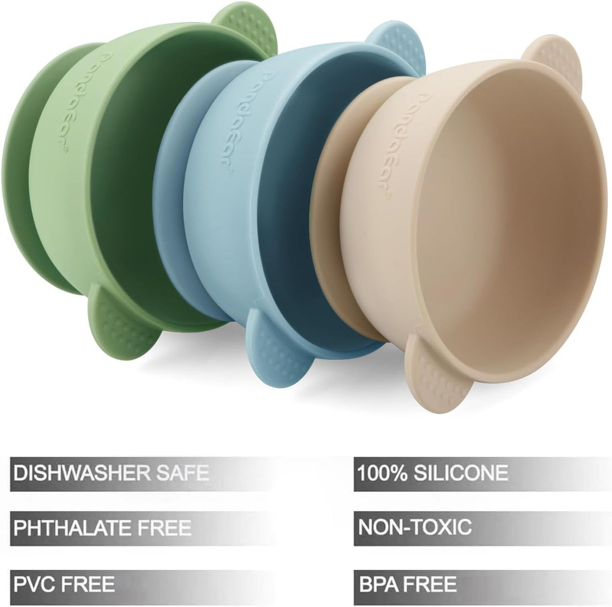 3 Pack Baby Bowls & Baby Food Freezer Tray