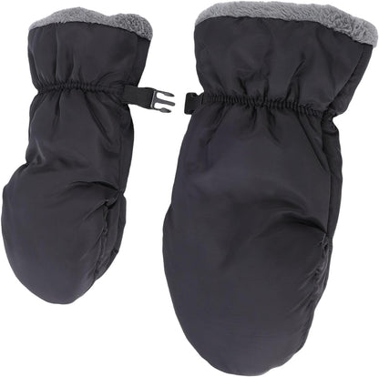Stroller Hand Muffs Winter Thick Warm Gloves for Outdoor Strolls with Adjustable Straps Baby Stroller Accessories