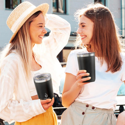 17 oz Travel Coffee Mug, Double Wall Vacuum Stainless Steel Insulated Coffee Tumbler With Lid, Splash-Proof & Cup Holder Friendly, Keeps Drinks Hot/Cold, Dishwasher Safe, Celadon