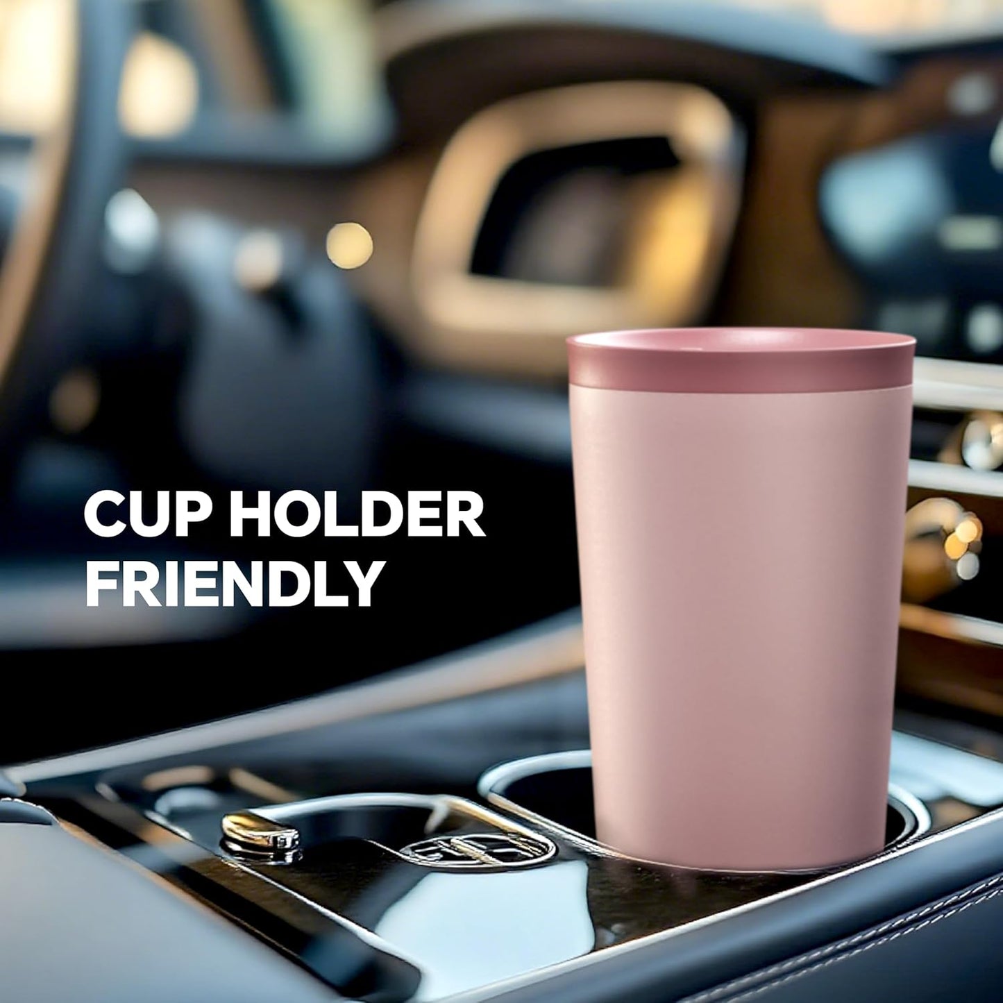 17 oz Travel Coffee Mug, Double Wall Vacuum Stainless Steel Insulated Coffee Tumbler With Lid, Splash-Proof & Cup Holder Friendly, Keeps Drinks Hot/Cold, Dishwasher Safe, Celadon
