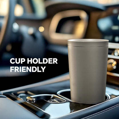 17 oz Travel Coffee Mug, Double Wall Vacuum Stainless Steel Insulated Coffee Tumbler With Lid, Splash-Proof & Cup Holder Friendly, Keeps Drinks Hot/Cold, Dishwasher Safe, Celadon