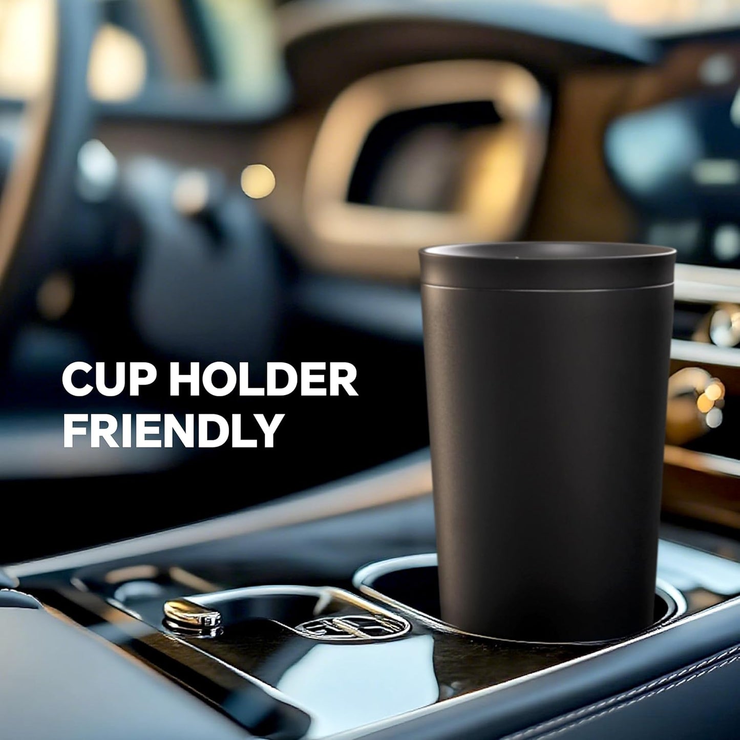 17 oz Travel Coffee Mug, Double Wall Vacuum Stainless Steel Insulated Coffee Tumbler With Lid, Splash-Proof & Cup Holder Friendly, Keeps Drinks Hot/Cold, Dishwasher Safe, Celadon