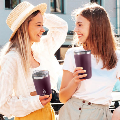 17 oz Travel Coffee Mug, Double Wall Vacuum Stainless Steel Insulated Coffee Tumbler With Lid, Splash-Proof & Cup Holder Friendly, Keeps Drinks Hot/Cold, Dishwasher Safe, Celadon