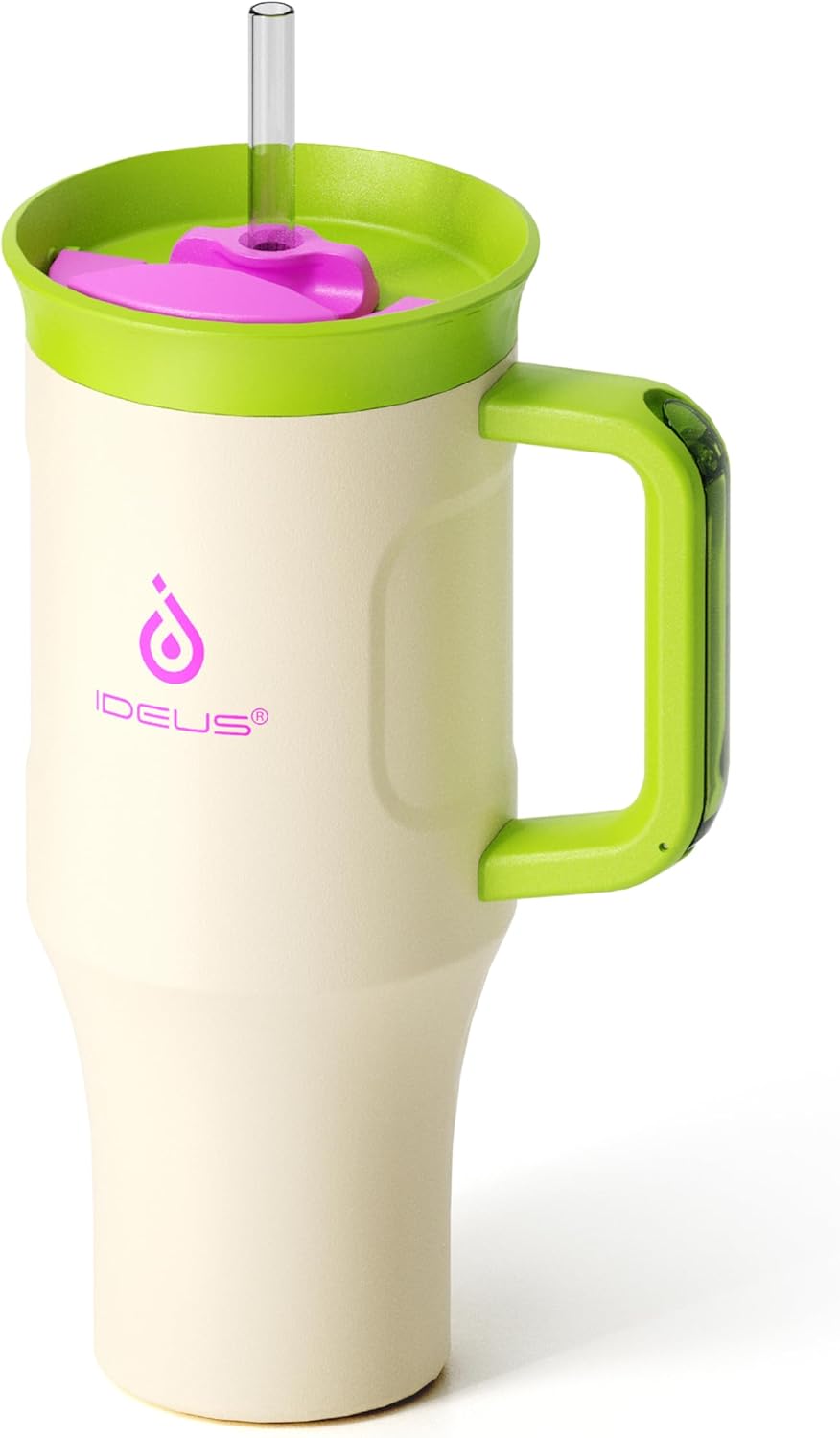 17 oz Travel Coffee Mug, Double Wall Vacuum Stainless Steel Insulated Coffee Tumbler With Lid, Splash-Proof & Cup Holder Friendly, Keeps Drinks Hot/Cold, Dishwasher Safe, Celadon