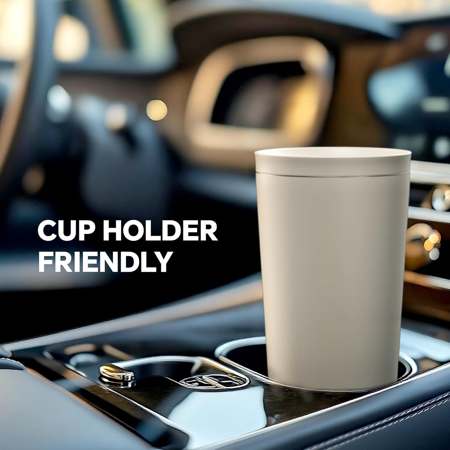 17 oz Travel Coffee Mug, Double Wall Vacuum Stainless Steel Insulated Coffee Tumbler With Lid, Splash-Proof & Cup Holder Friendly, Keeps Drinks Hot/Cold, Dishwasher Safe, Celadon