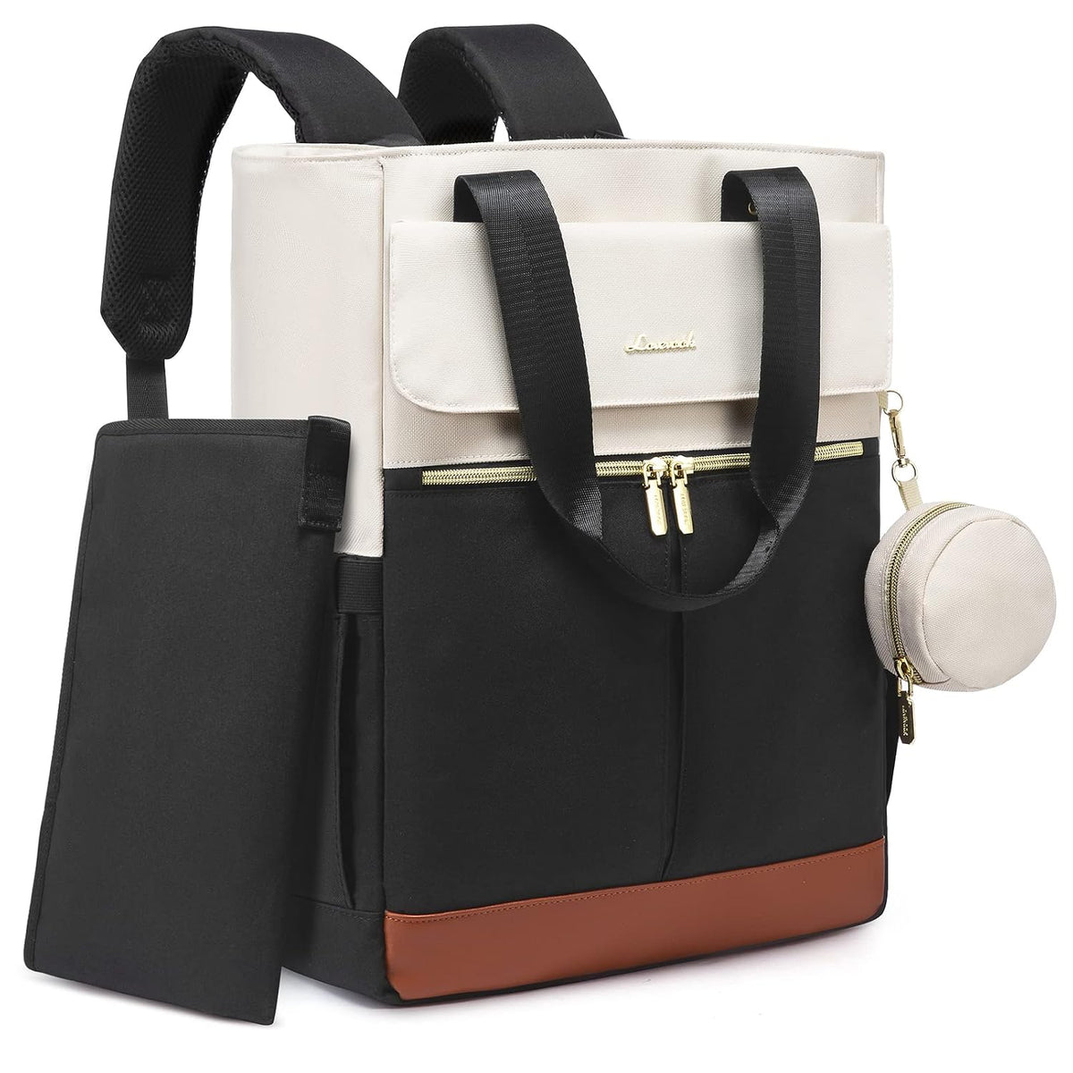 Diaper Bag Backpack,Tote Bag with Insulated Pockets Changing Pad