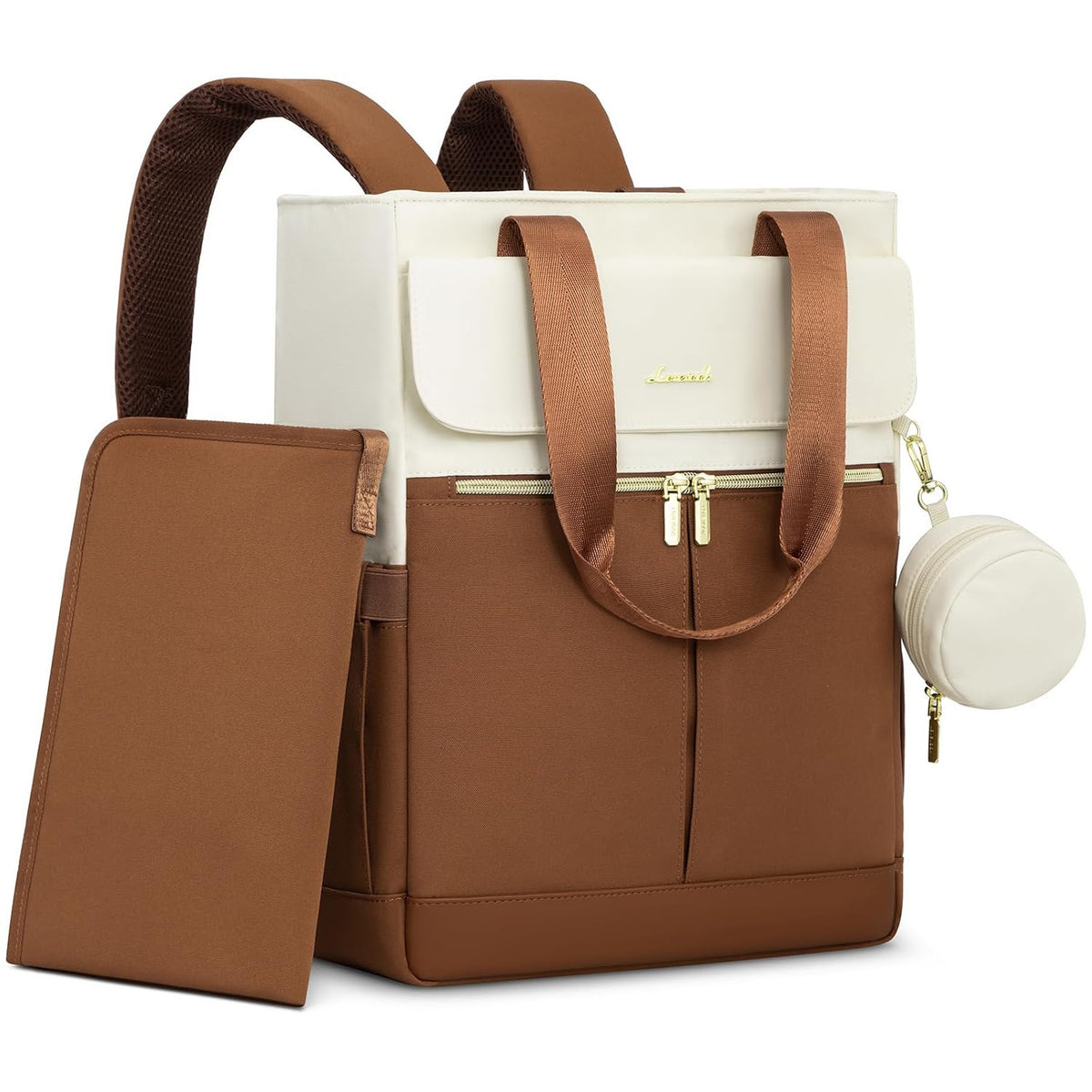 Diaper Bag Backpack,Tote Bag with Insulated Pockets Changing Pad