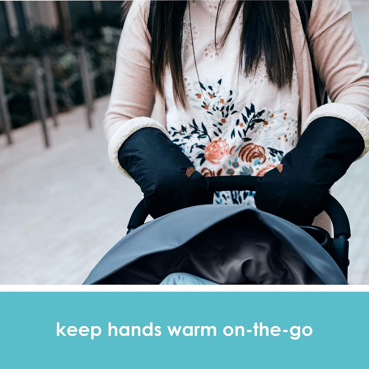 Bundle Me Bundlemitts, Cozy Gloves, Hand Mittens, Attaches to Stroller