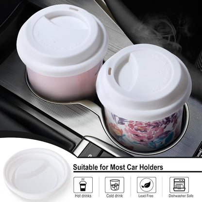 Ceramic Travel Mug, 12oz Unique To Go Coffee Mugs with Splash Resistant Lid and Color Box, Reusable Double Wall Black Mug Porcelain Coffee Cup, Gifts for Women Men Her Him, Black