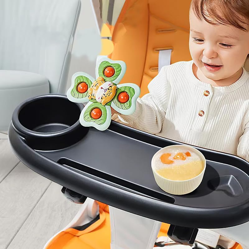 3 in 1 Universal Stroller Snack Tray, Stroller Cup Holder with Phone Holder, Stroller Snack Tray Attachment, Clip On Baby Stroller Accessories for Joggers, Umbrella & Wagons