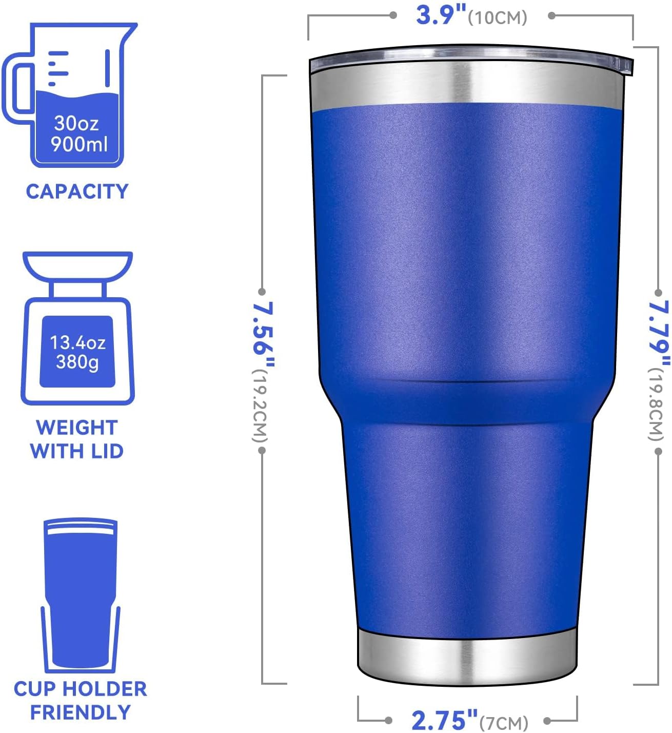 DOMICARE 30 oz Tumbler with Lid and Straw, Stainless Steel Tumblers Bulk, Insulated Vacuum Double Wall Travel Coffee Mug, Durable Powder Coated Tumbler Cup (Army Green, 1)