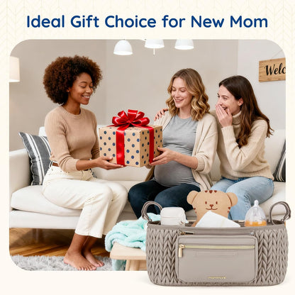 Universal Stroller Organizer with Insulated Cup Holders
