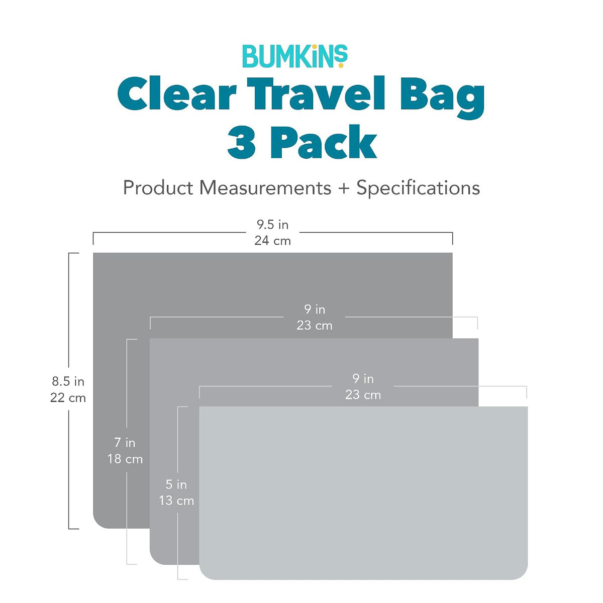 Roamio Travel Bag, Toiletry, TSA Approved Pouch, Zip Quart Size Airline Compliant, Clear-Sided, Baby, Diaper Organization, Makeup, Accessories, Packing, Set of 3 Sizes, Beige Check