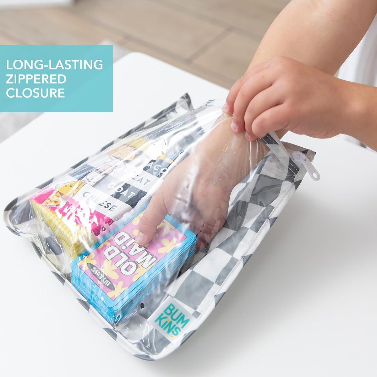 Roamio Travel Bag, Toiletry, TSA Approved Pouch, Zip Quart Size Airline Compliant, Clear-Sided, Baby, Diaper Organization, Makeup, Accessories, Packing, Set of 3 Sizes, Beige Check