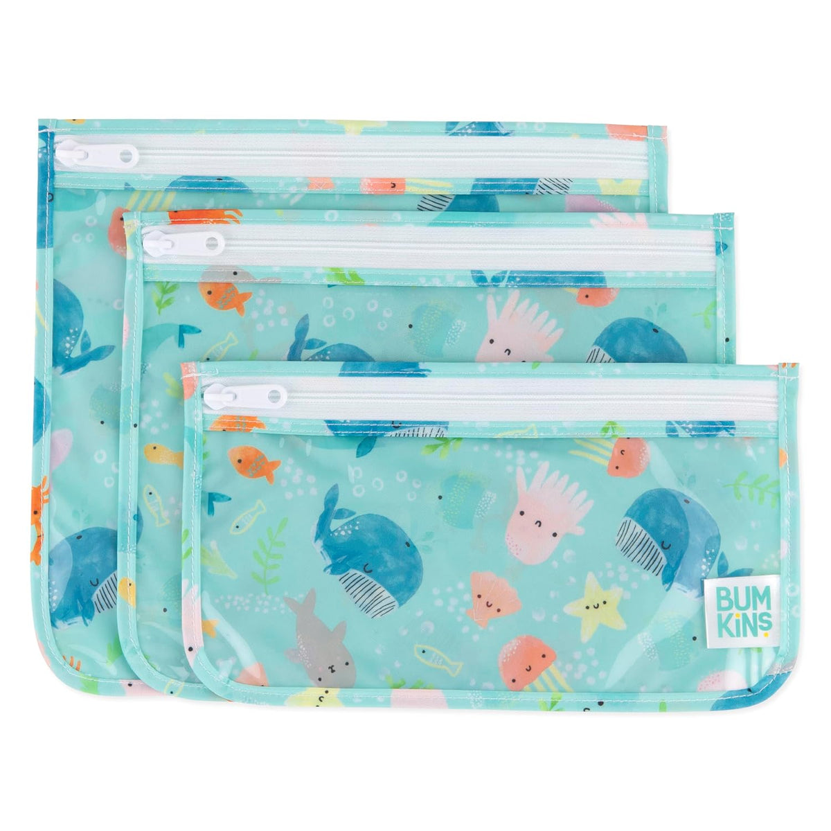 Roamio Travel Bag, Toiletry, TSA Approved Pouch, Zip Quart Size Airline Compliant, Clear-Sided, Baby, Diaper Organization, Makeup, Accessories, Packing, Set of 3 Sizes, Beige Check