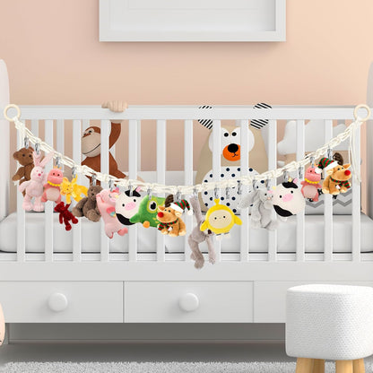 Stuffed Animal Storage Hammock Corner Hanging Stuffed Animal Holder
