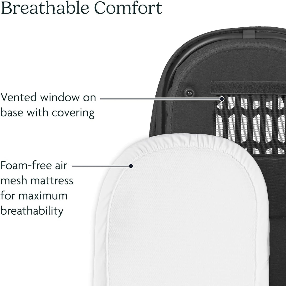 Bassinet V3 - Fits with Vista, Cruz, Ridge Strollers - Owen
