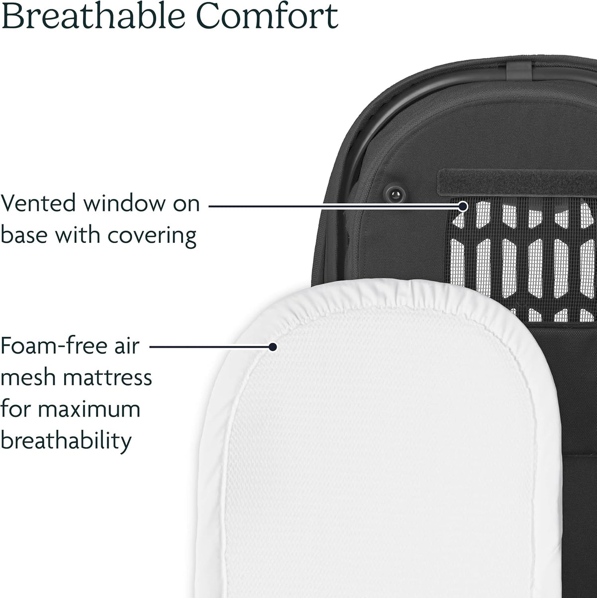 Bassinet V3 - Fits with Vista, Cruz, Ridge Strollers - Owen