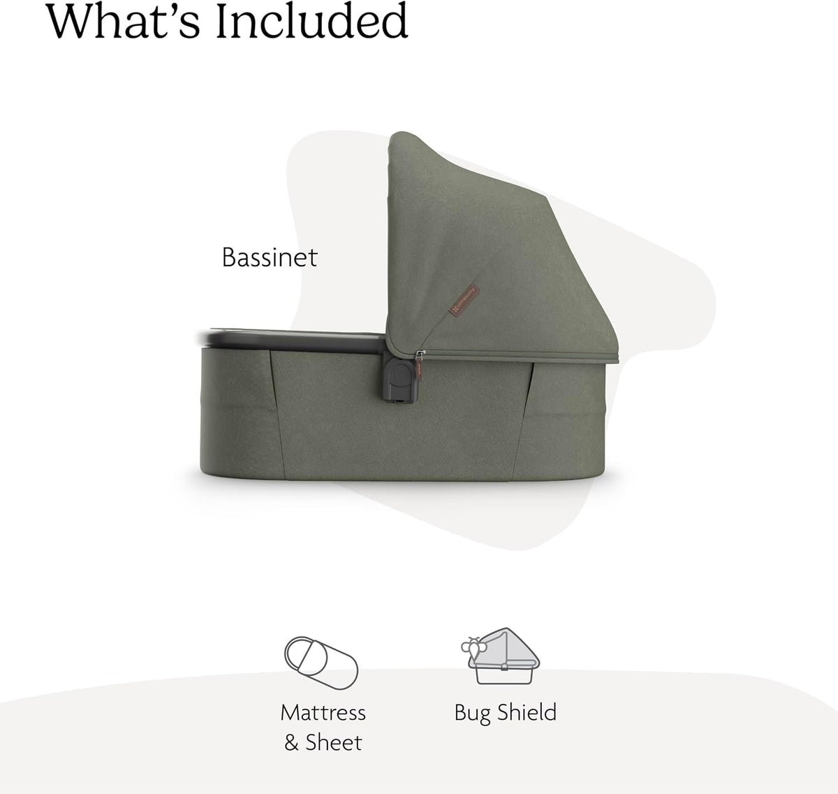 Bassinet V3 - Fits with Vista, Cruz, Ridge Strollers - Owen