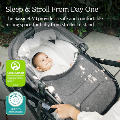 Bassinet V3 - Fits with Vista, Cruz, Ridge Strollers - Owen