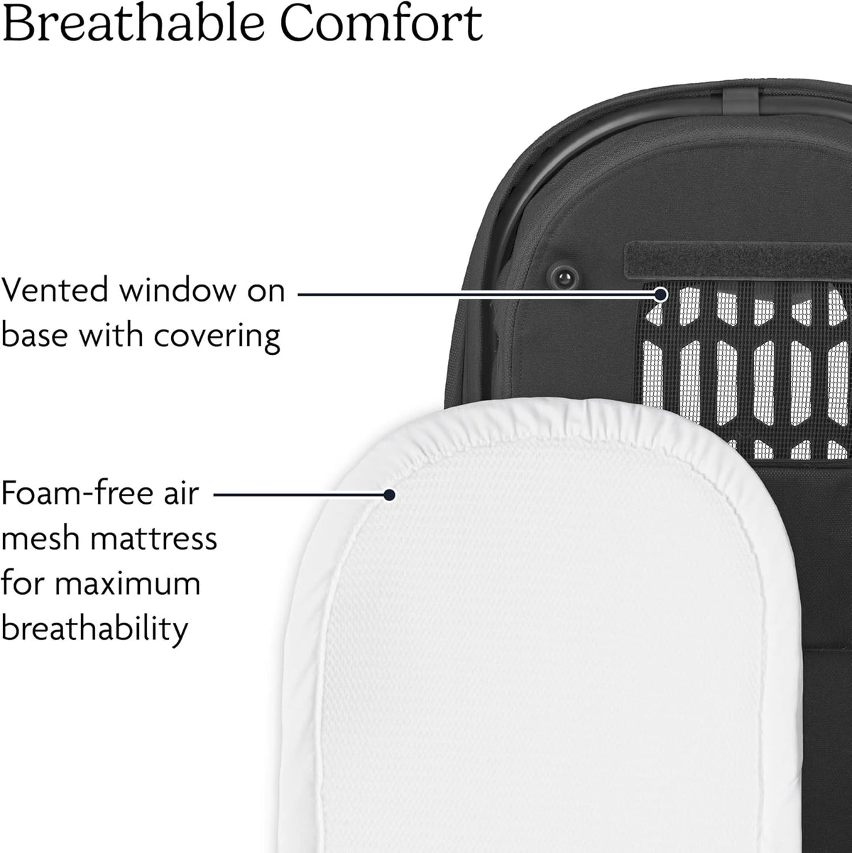 Bassinet V3 - Fits with Vista, Cruz, Ridge Strollers - Owen