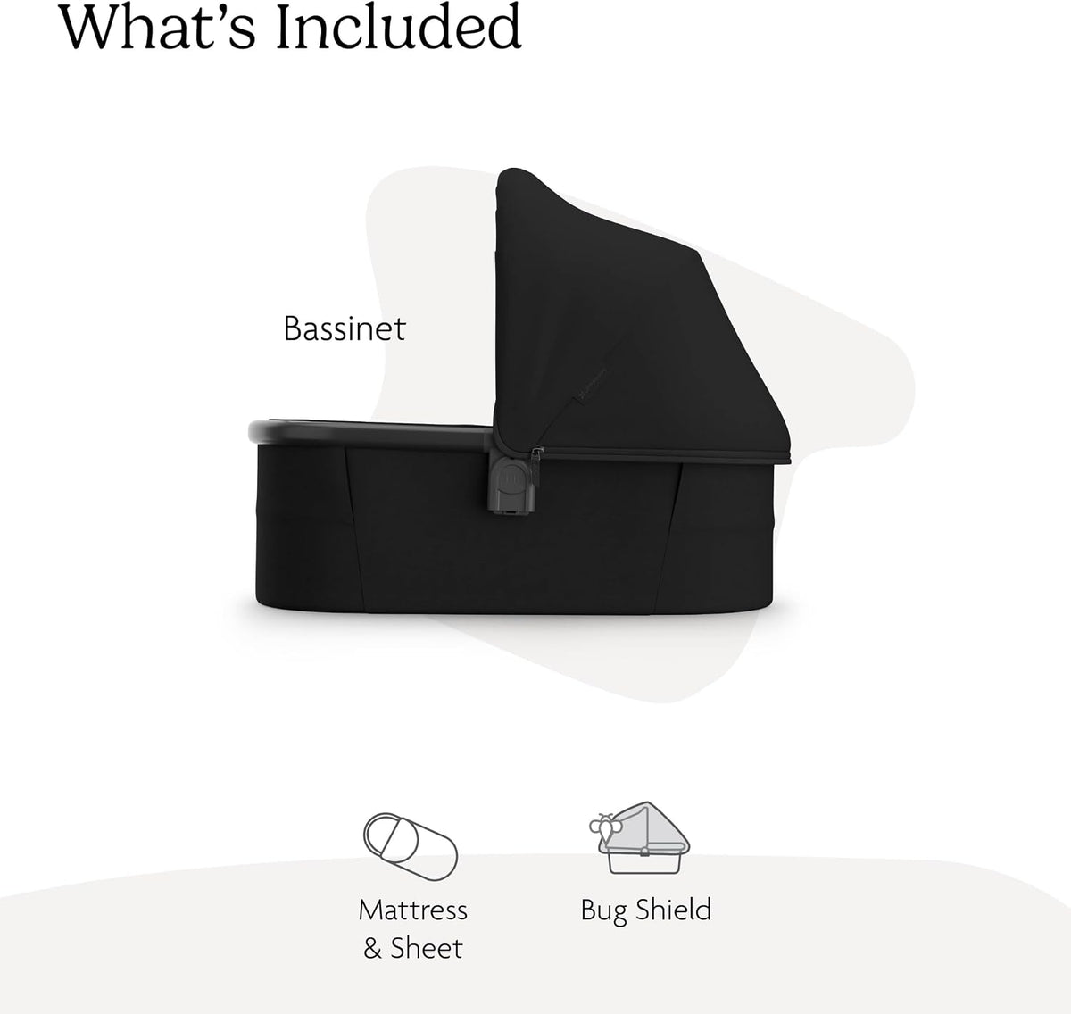Bassinet V3 - Fits with Vista, Cruz, Ridge Strollers - Owen