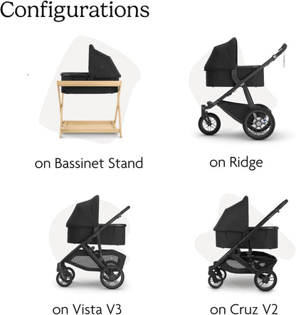 Bassinet V3 - Fits with Vista, Cruz, Ridge Strollers - Owen