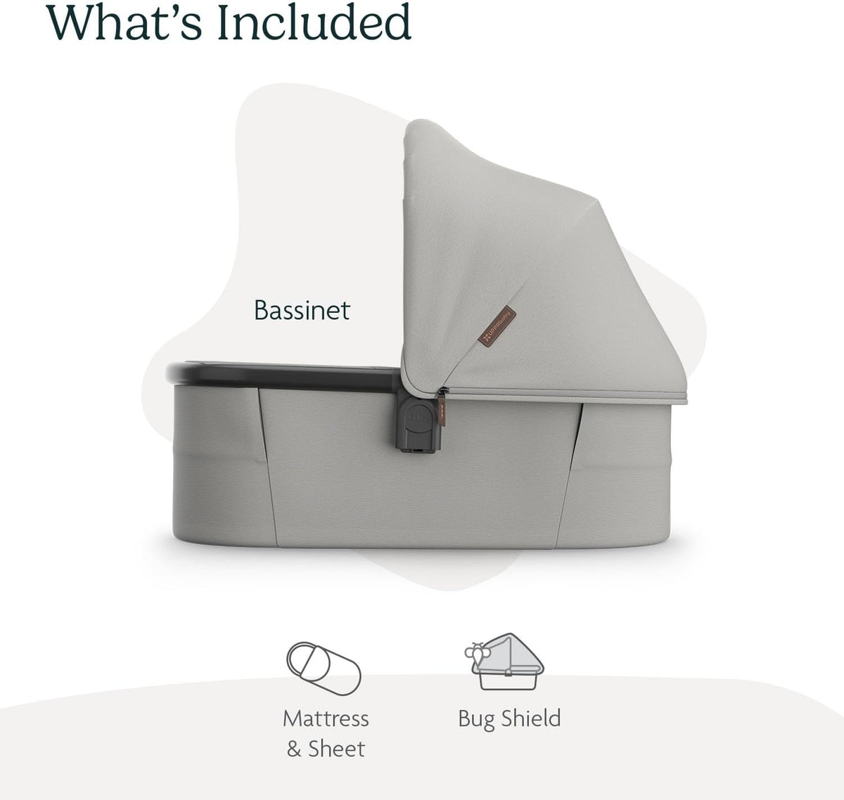 Bassinet V3 - Fits with Vista, Cruz, Ridge Strollers - Owen