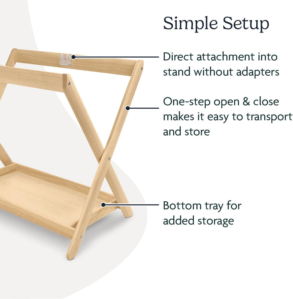 Bassinet V3 - Fits with Vista, Cruz, Ridge Strollers - Owen