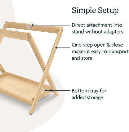 Bassinet V3 - Fits with Vista, Cruz, Ridge Strollers - Owen