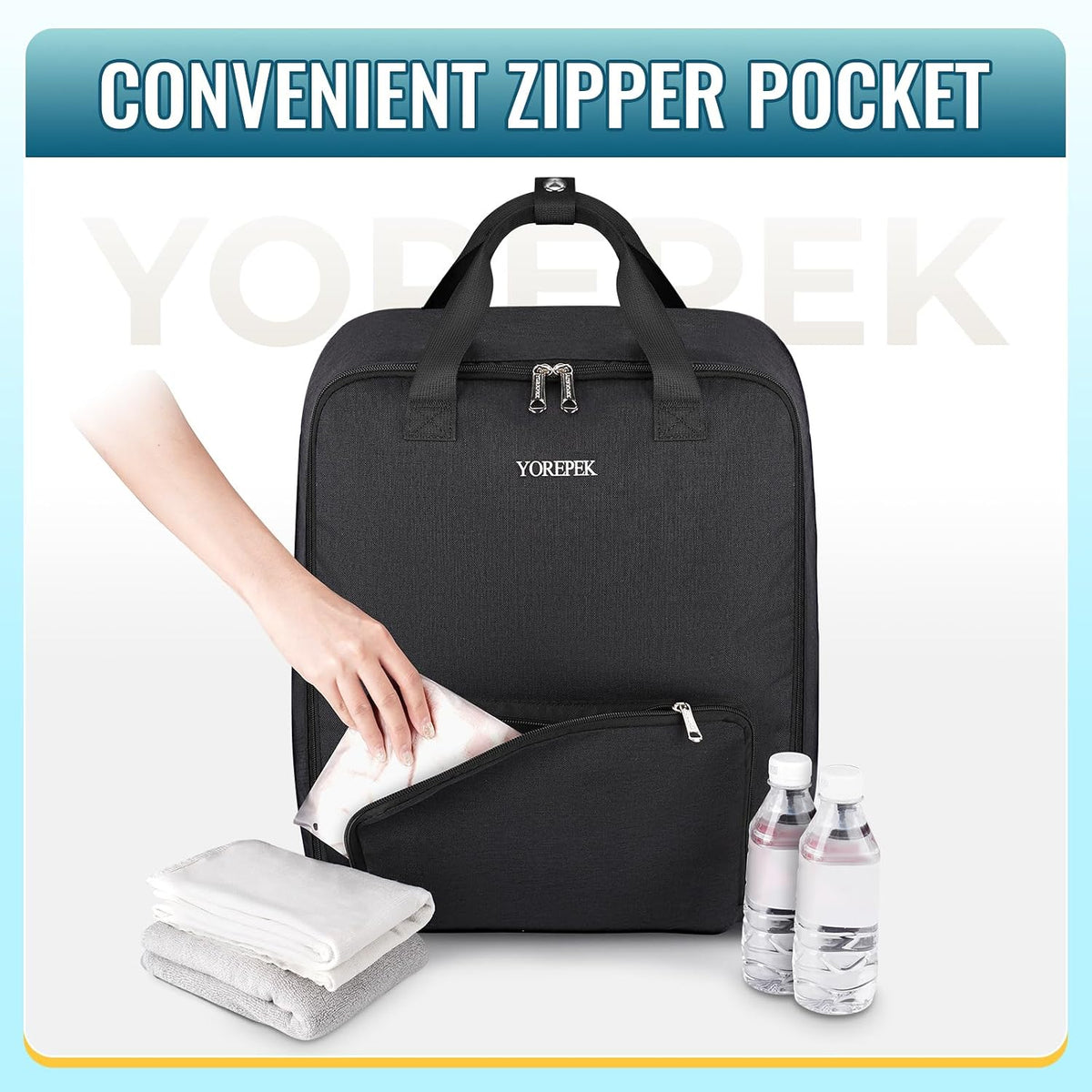 Backless Booster Car Seat Travel Bag for Airplane