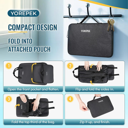 Backless Booster Car Seat Travel Bag for Airplane