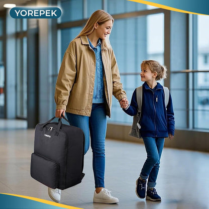 Backless Booster Car Seat Travel Bag for Airplane