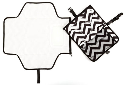 Skeddadles Baby Portable Changing Pad, 2 Wet/Dry Storage Areas, 2 Bags in 1!