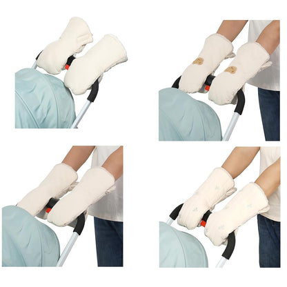 Pushchair Hand Warmer Gloves Pram Muff Mittens Windproof Strollers Handmuffs Accessories Easy Cleaning Guards