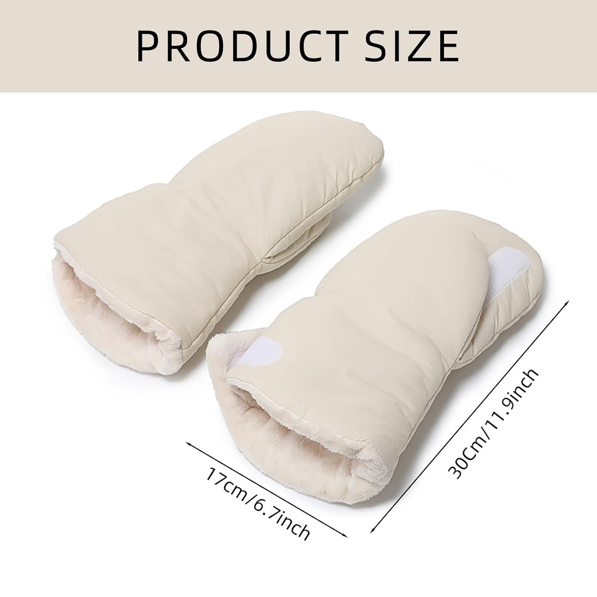 Pushchair Hand Warmer Gloves Pram Muff Mittens Windproof Strollers Handmuffs Accessories Easy Cleaning Guards