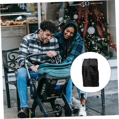 Stroller Travel Bag for Airplane, Black Nylon Gate Check Cover